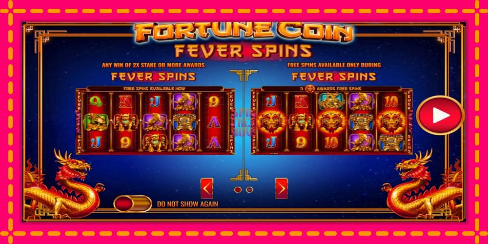 Fortune Coin Fever Spins hrací automat s pohodlnými bonusmi, predstaviť si 3