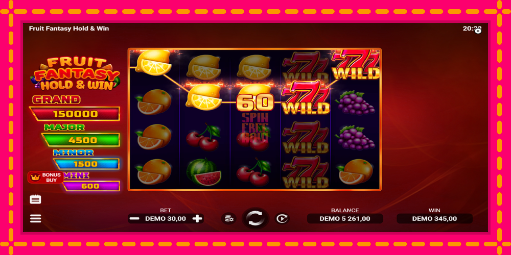 Fruit Fantasy Hold & Win hrací automat s pohodlnými bonusmi, predstaviť si 4