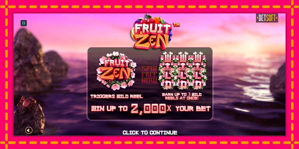 Fruit Zen hrací automat s pohodlnými bonusmi, predstaviť si 1