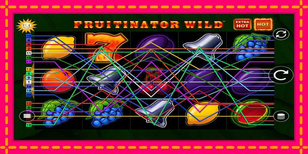 Fruitinator Wild hrací automat s pohodlnými bonusmi, predstaviť si 1