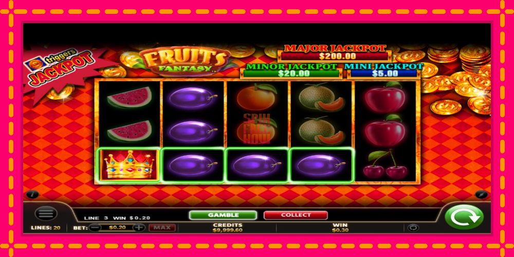 Fruits Fantasy hrací automat s pohodlnými bonusmi, predstaviť si 3