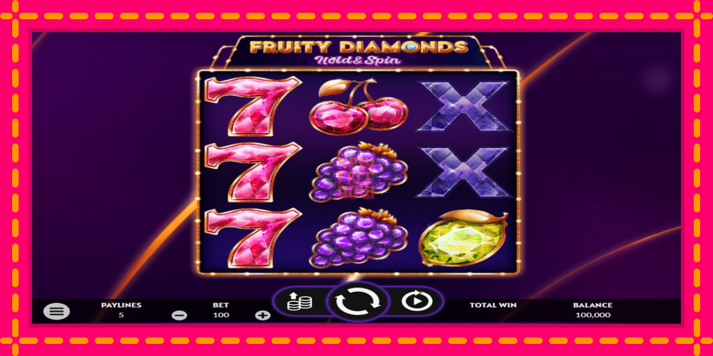 Fruity Diamonds hrací automat s pohodlnými bonusmi, predstaviť si 1