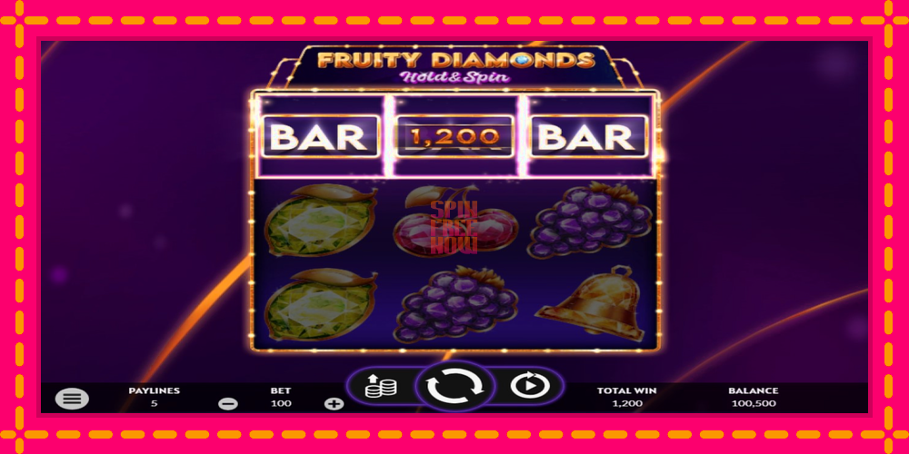 Fruity Diamonds hrací automat s pohodlnými bonusmi, predstaviť si 4