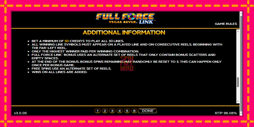 Full Force Vegas Revue hrací automat s pohodlnými bonusmi, predstaviť si 4