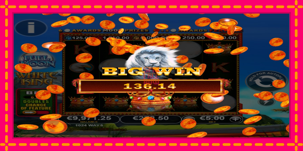 Full Moon: White King PowerPlay Jackpot hrací automat s pohodlnými bonusmi, predstaviť si 4