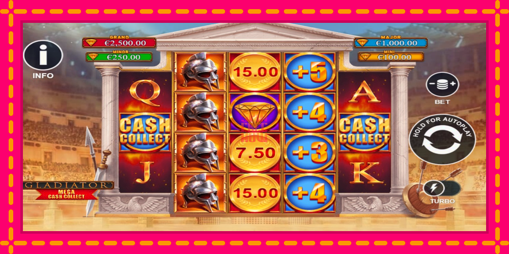 Gladiator: Mega Cash Collect hrací automat s pohodlnými bonusmi, predstaviť si 2