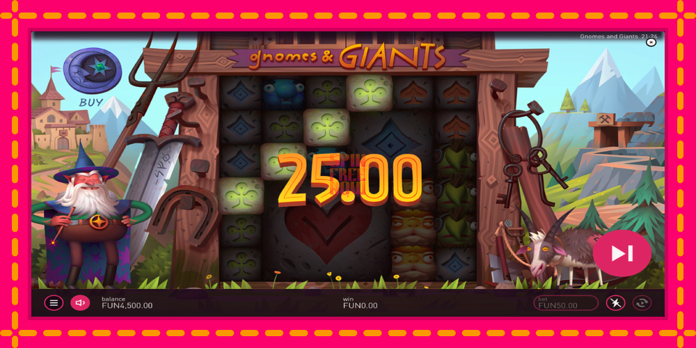 Gnomes & Giants hrací automat s pohodlnými bonusmi, predstaviť si 3