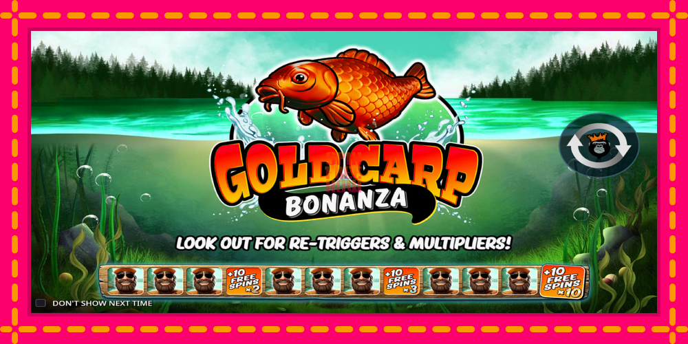 Gold Carp Bonanza hrací automat s pohodlnými bonusmi, predstaviť si 1