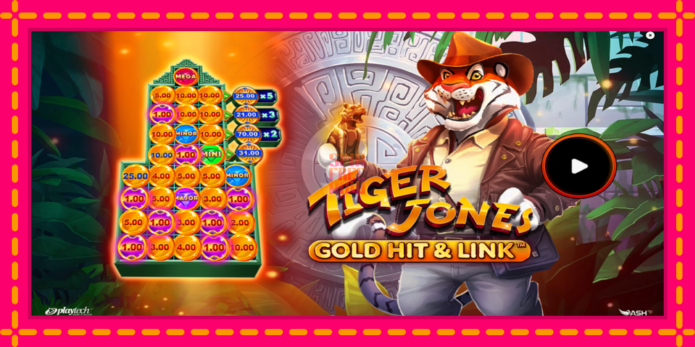 Gold Hit & Link: Tiger Jones hrací automat s pohodlnými bonusmi, predstaviť si 1