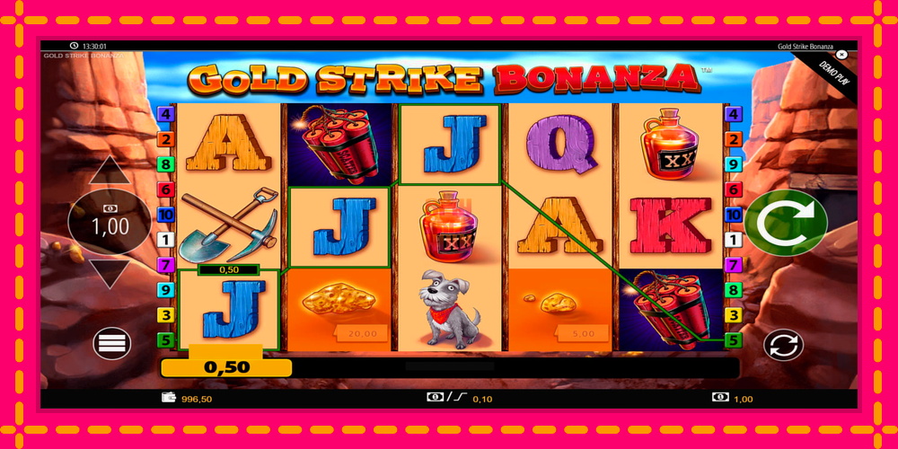 Gold Strike Bonanza hrací automat s pohodlnými bonusmi, predstaviť si 2