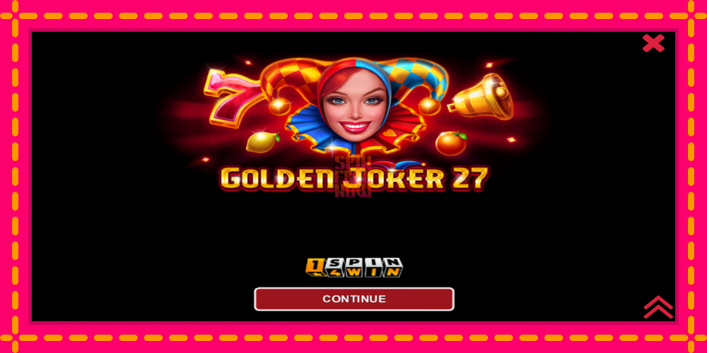 Golden Joker 27 Hold & Win hrací automat s pohodlnými bonusmi, predstaviť si 1