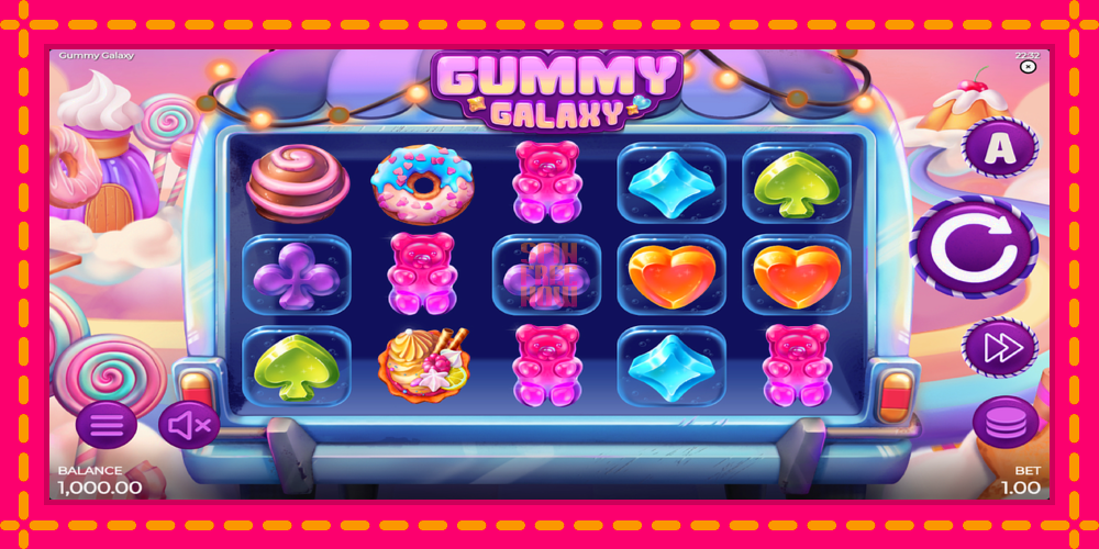 Gummy Galaxy hrací automat s pohodlnými bonusmi, predstaviť si 2