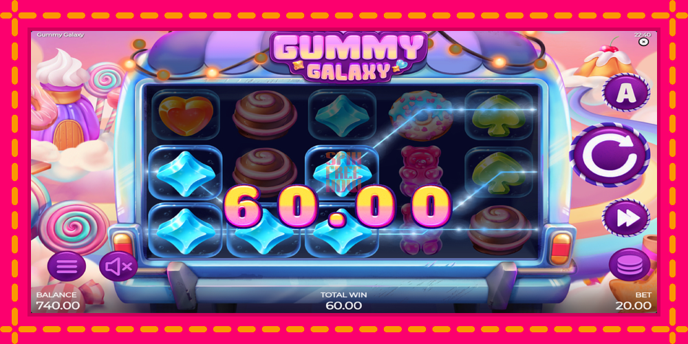 Gummy Galaxy hrací automat s pohodlnými bonusmi, predstaviť si 4