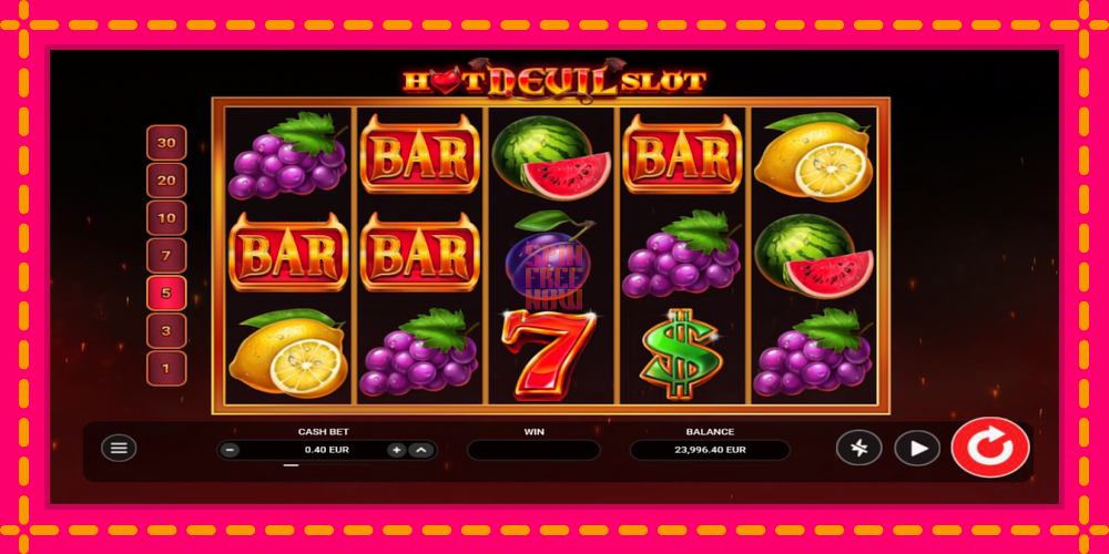 Hot Devil Slot hrací automat s pohodlnými bonusmi, predstaviť si 3