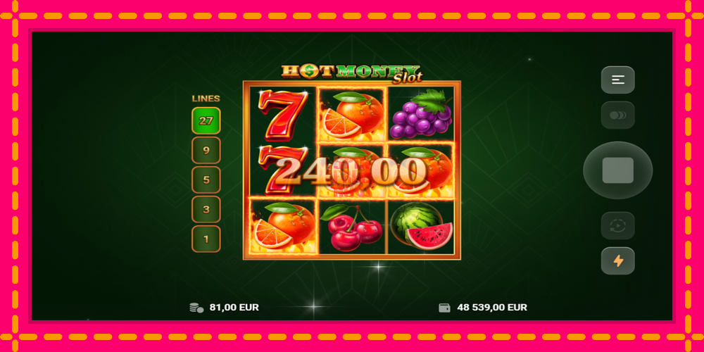 Hot Money Slot hrací automat s pohodlnými bonusmi, predstaviť si 3