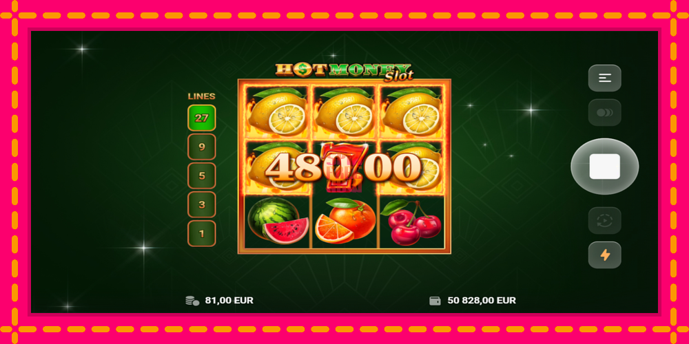 Hot Money Slot hrací automat s pohodlnými bonusmi, predstaviť si 5