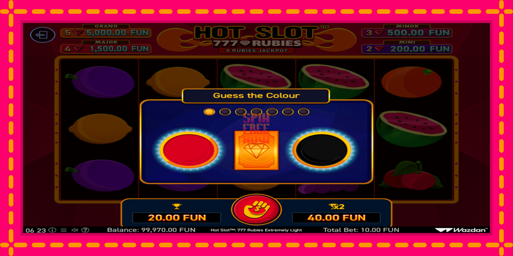 Hot Slot 777 Rubies Extremely Light hrací automat s pohodlnými bonusmi, predstaviť si 4