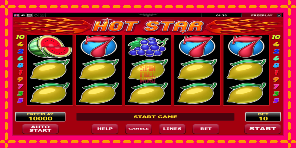 Hot Star hrací automat s pohodlnými bonusmi, predstaviť si 2