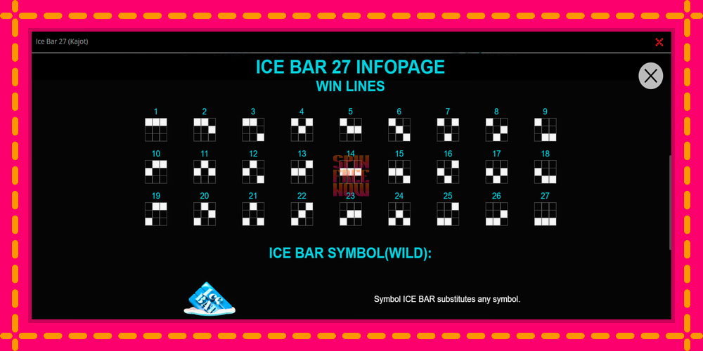 Ice Bar 27 hrací automat s pohodlnými bonusmi, predstaviť si 3