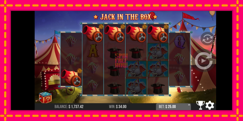 Jack in the Box hrací automat s pohodlnými bonusmi, predstaviť si 4