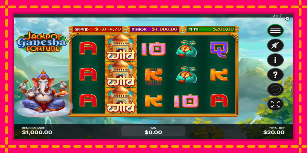 Jackpot Ganesha Fortune hrací automat s pohodlnými bonusmi, predstaviť si 2