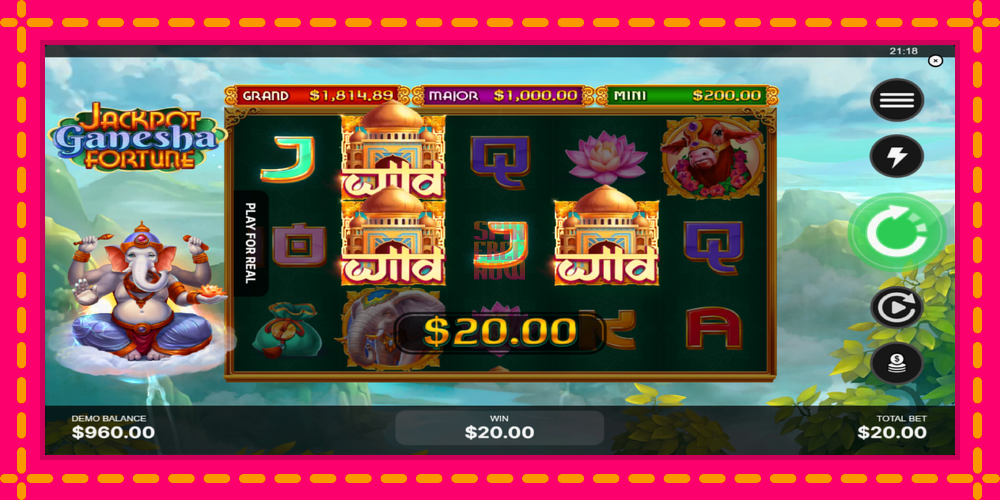 Jackpot Ganesha Fortune hrací automat s pohodlnými bonusmi, predstaviť si 4