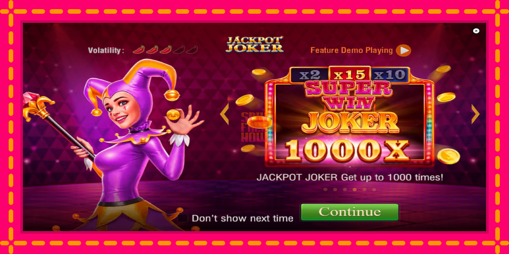 Jackpot Joker hrací automat s pohodlnými bonusmi, predstaviť si 1