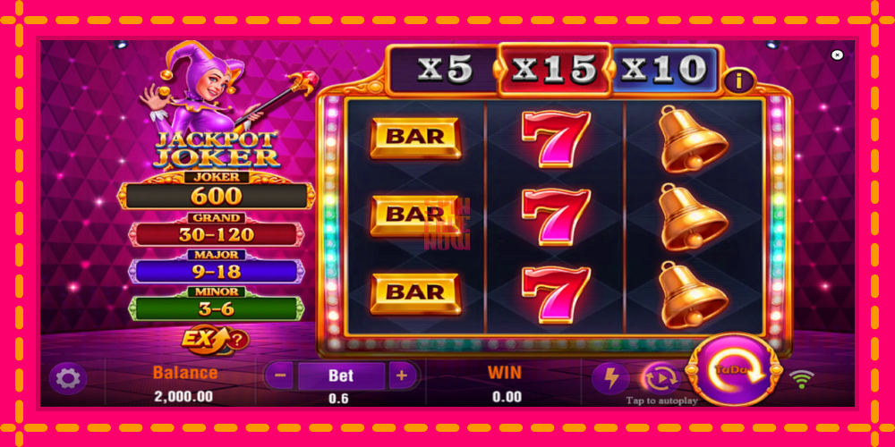 Jackpot Joker hrací automat s pohodlnými bonusmi, predstaviť si 2