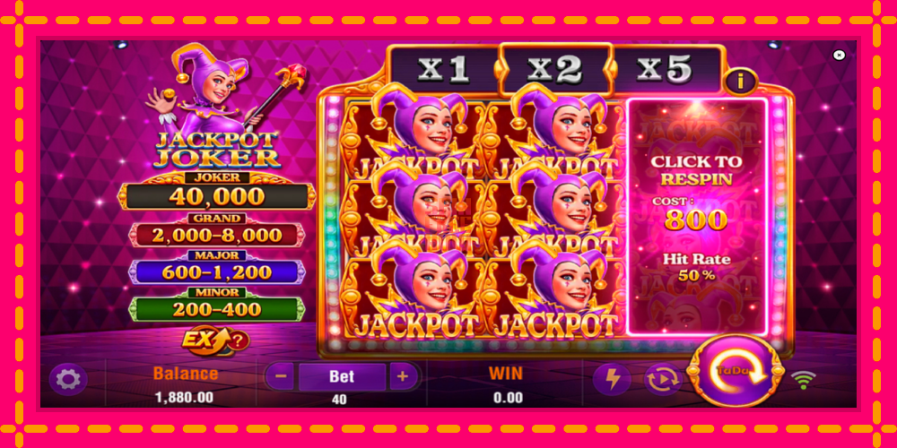 Jackpot Joker hrací automat s pohodlnými bonusmi, predstaviť si 3