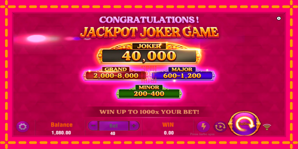 Jackpot Joker hrací automat s pohodlnými bonusmi, predstaviť si 4