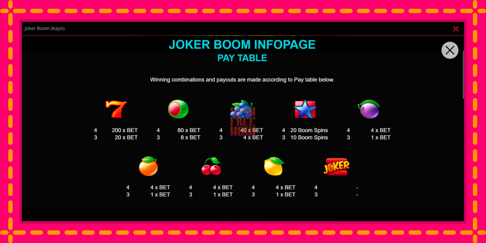 Joker Boom hrací automat s pohodlnými bonusmi, predstaviť si 2