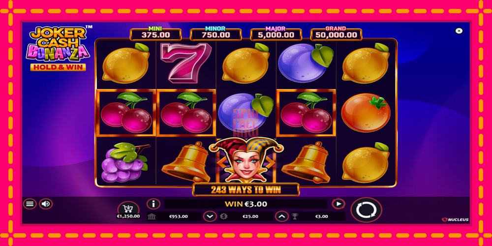 Joker Cash Bonanza - Hold & Win hrací automat s pohodlnými bonusmi, predstaviť si 2