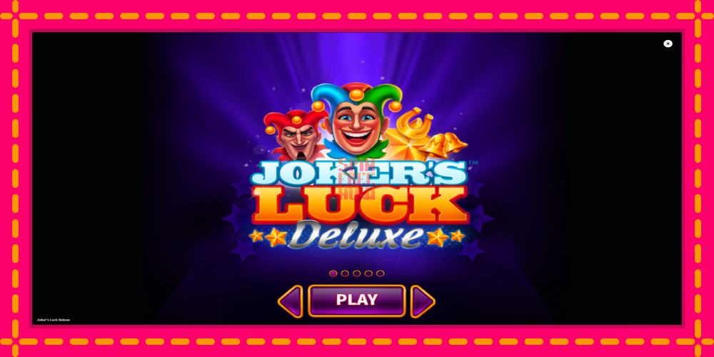 Jokers Luck Deluxe hrací automat s pohodlnými bonusmi, predstaviť si 1