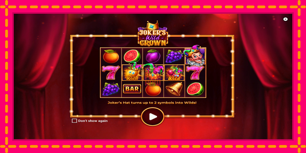 Jokers Wild Crown Diamond Treasures hrací automat s pohodlnými bonusmi, predstaviť si 4