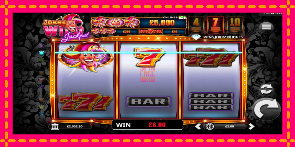 Jokrz Wild Jackpot hrací automat s pohodlnými bonusmi, predstaviť si 3