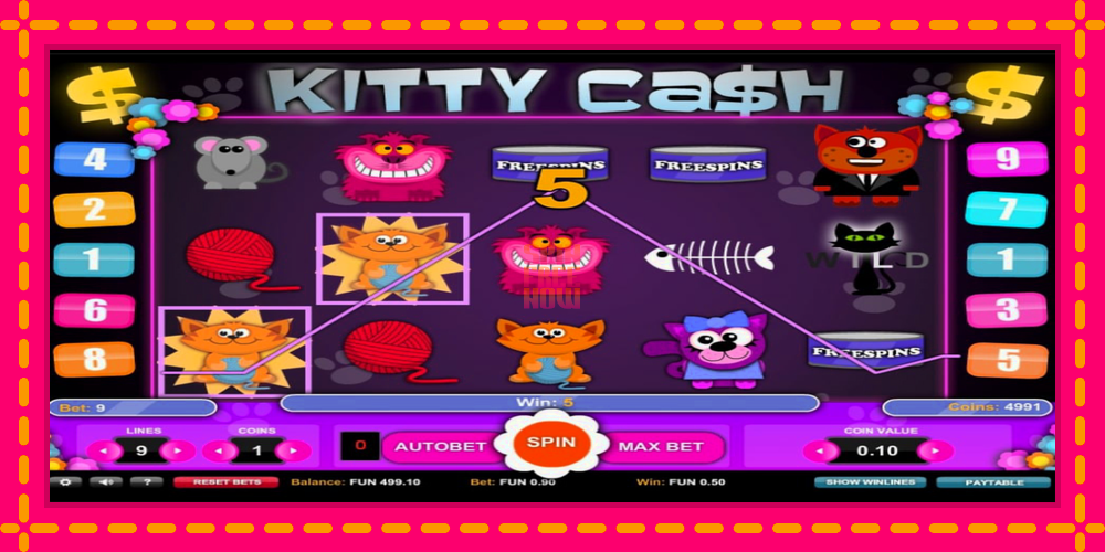 Kitty Cash hrací automat s pohodlnými bonusmi, predstaviť si 3