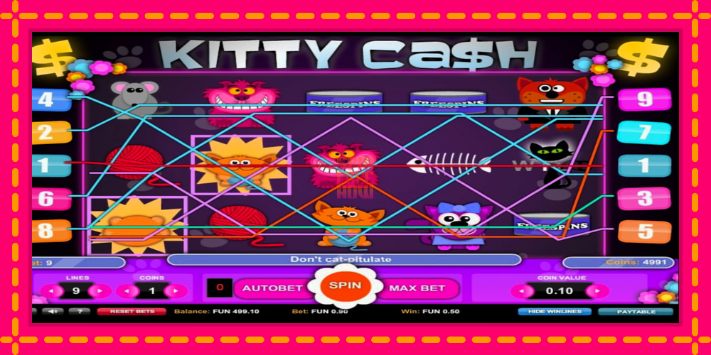 Kitty Cash hrací automat s pohodlnými bonusmi, predstaviť si 4