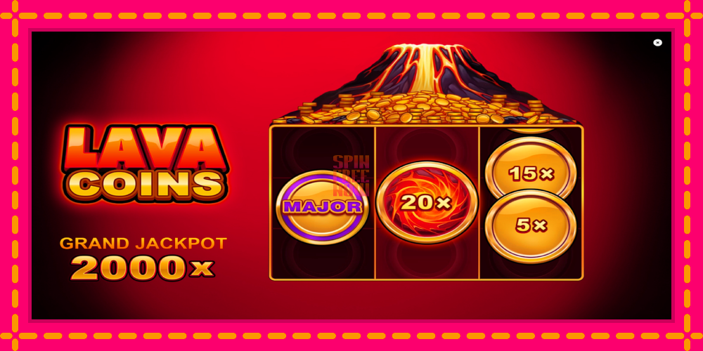 Lava Coins hrací automat s pohodlnými bonusmi, predstaviť si 1