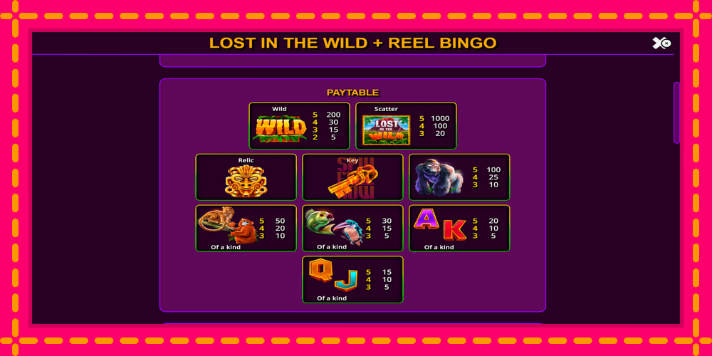 Lost in the Wild with Reel Bingo hrací automat s pohodlnými bonusmi, predstaviť si 6