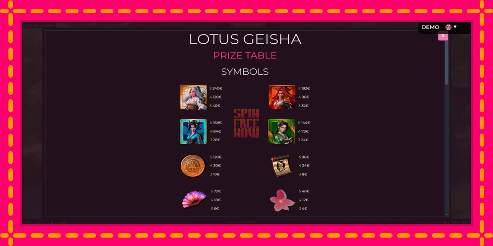 Lotus Geisha hrací automat s pohodlnými bonusmi, predstaviť si 5