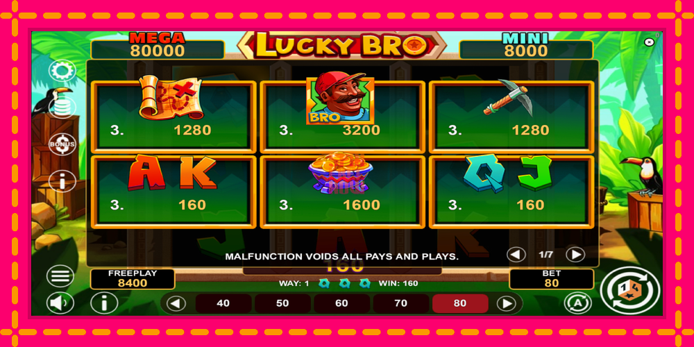 Lucky Bro Hold & Win hrací automat s pohodlnými bonusmi, predstaviť si 5