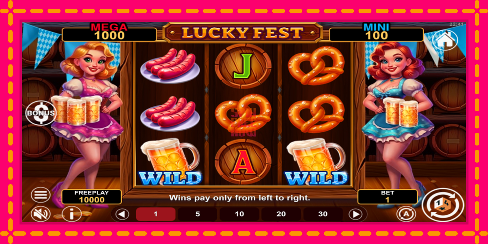 Lucky Fest Hold & Win hrací automat s pohodlnými bonusmi, predstaviť si 1