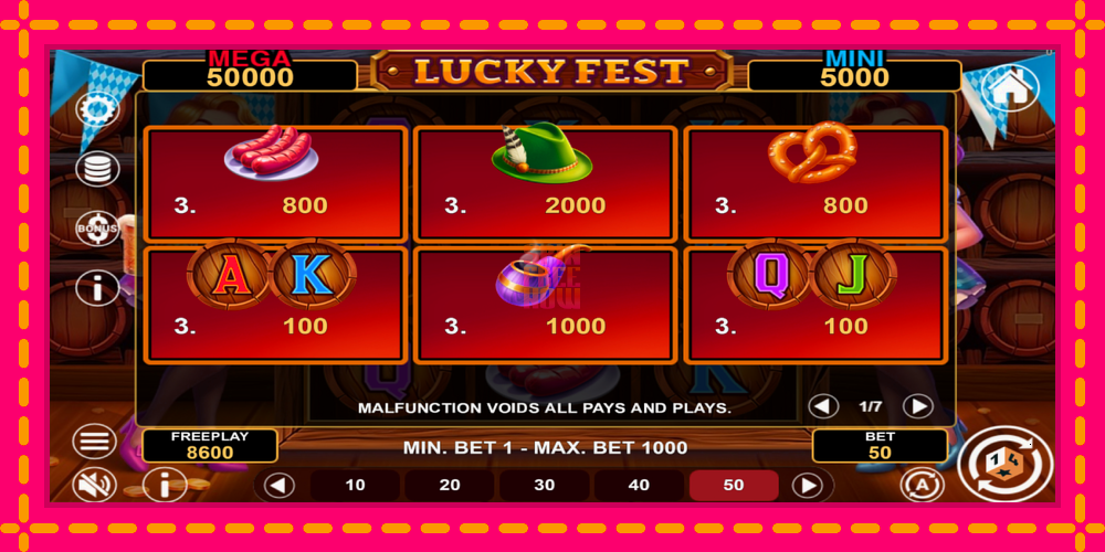 Lucky Fest Hold & Win hrací automat s pohodlnými bonusmi, predstaviť si 5