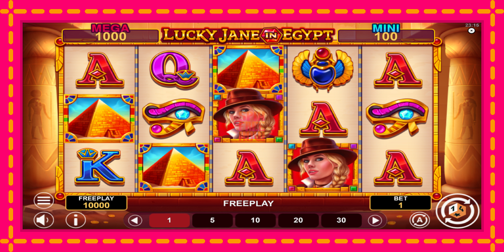 Lucky Jane in Egypt Hold & Win hrací automat s pohodlnými bonusmi, predstaviť si 2