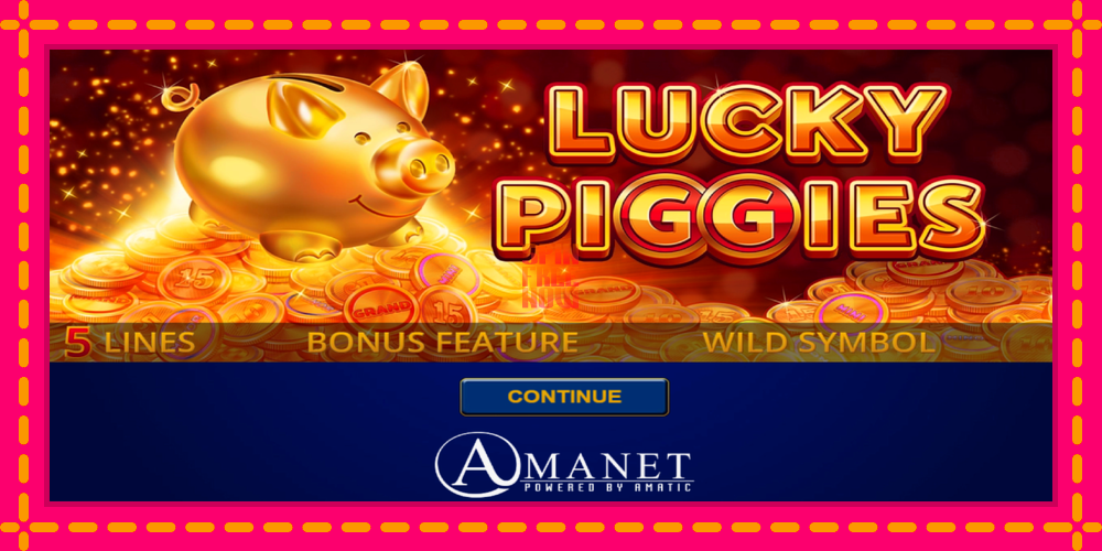 Lucky Piggies hrací automat s pohodlnými bonusmi, predstaviť si 1