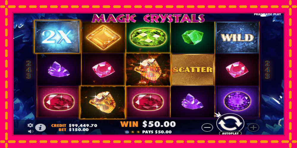 Magic Crystals hrací automat s pohodlnými bonusmi, predstaviť si 3