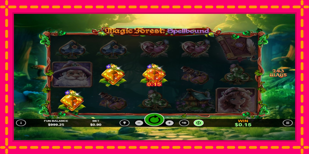 Magic Forest: Spellbound hrací automat s pohodlnými bonusmi, predstaviť si 2