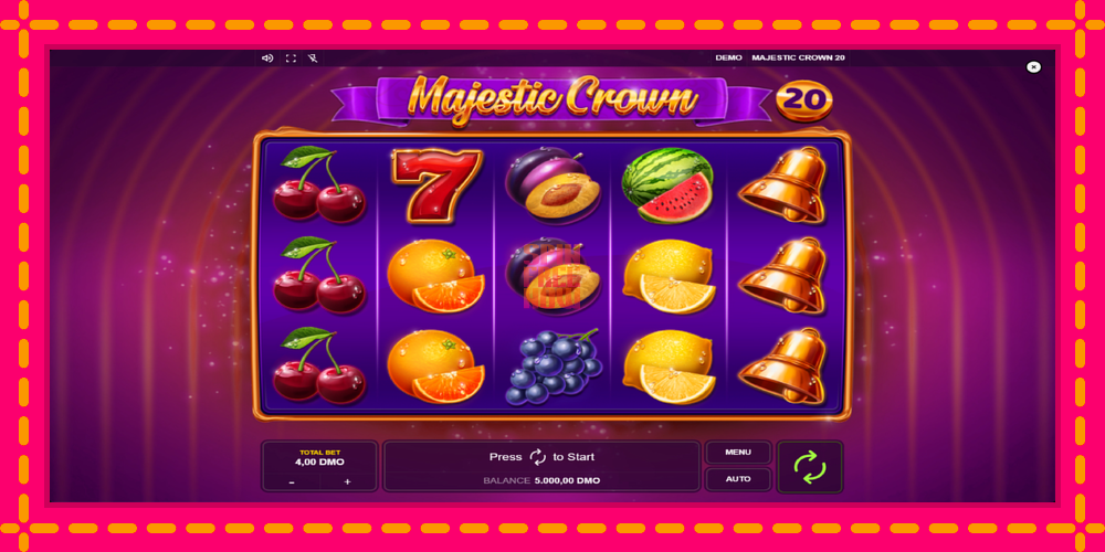 Majestic Crown 20 hrací automat s pohodlnými bonusmi, predstaviť si 1