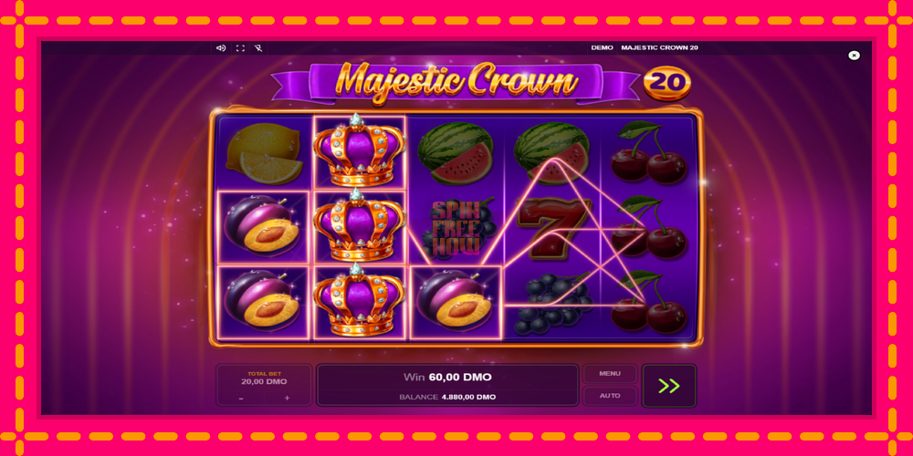 Majestic Crown 20 hrací automat s pohodlnými bonusmi, predstaviť si 3