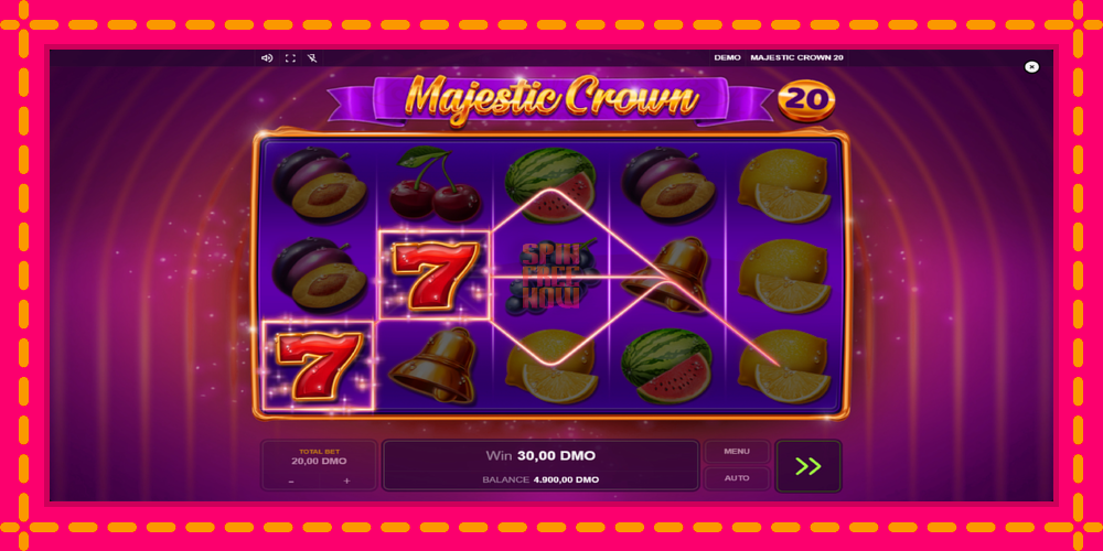 Majestic Crown 20 hrací automat s pohodlnými bonusmi, predstaviť si 4